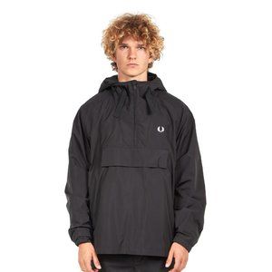 Fred Perry - Ripstop Half Zip Black - Jacket